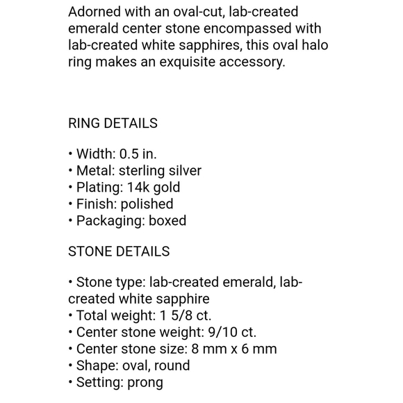 Emerald ring - Picture 6 of 8